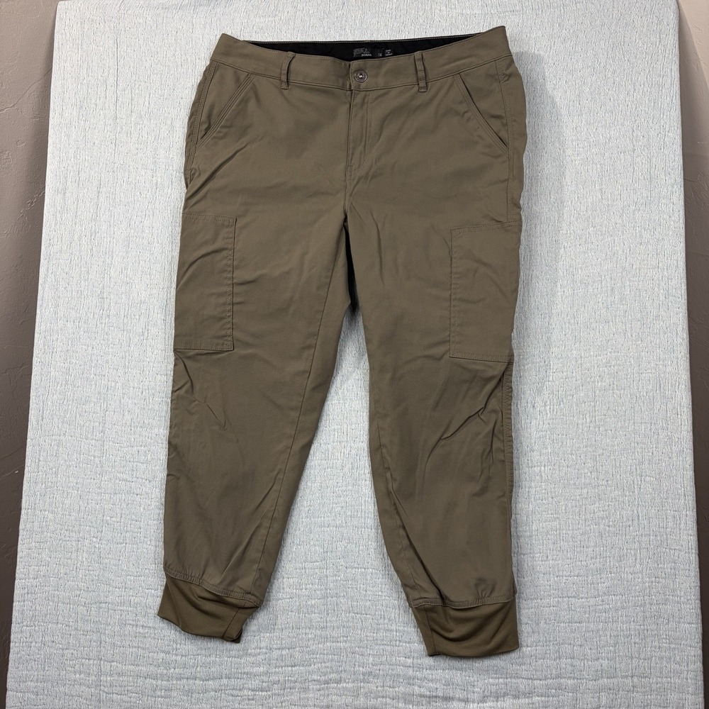 Prana‎ Halle Jogger II Pants Slate Green Women's 14 Regular